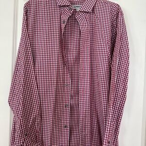 Express Men's Red Checkered Shirt